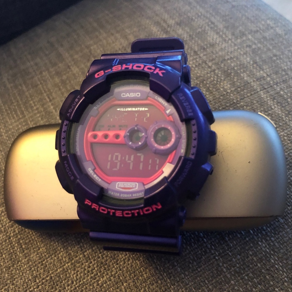 CASIO G-SHOCK PURPLE GD-100SC-6 GD100SC